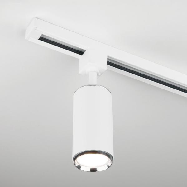 Светильник трековый MRL1013 Svit белый/хром GU10 "ES"