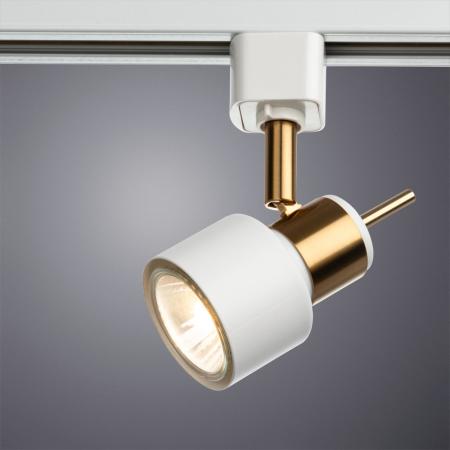 Светильник трековый A1906PL-1WH Белый/зол  "Arte Lamp"