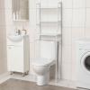 Стеллаж над унитазом 47x25х152 см, цвет белый 4010952