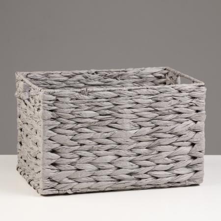 Корзина стеллажная "Колос", 31х22x19 см, серый 9319216