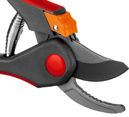 Секатор GRINDA G-26 с двухкомпонентными рукоятками, плоскостной, 205мм