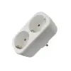 Разветвитель 2-м c заземл. 16А 250В IP20 полипропилен бел. TOKOV ELECTRIC TKL-S2Z-C01