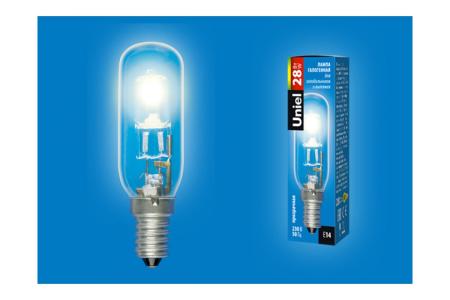 Лампа галогенная для холодильников и вытяжки,прозрачн. HCL-28/CL/E14/F25 special