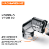 Колено угол 90° ( 430/ 0,8) ф180 