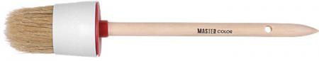 Кисть круглая FIT MASTER натур, щетина, 55% топс, деревянная ручка, 55 мм