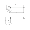 ФЗ Комплект для двери FZ SET 49L 170 BK GF (5/10)