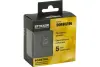 Розетка TV + компьютерная RJ-45 (механизм), серия Эмили, RST00-5106-05, черный уголь, soft touch