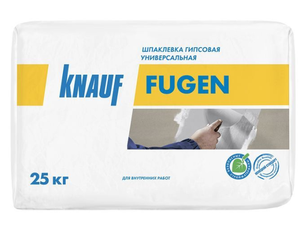 Шпатлевка гипсовая Фуген KNAUF 25 кг