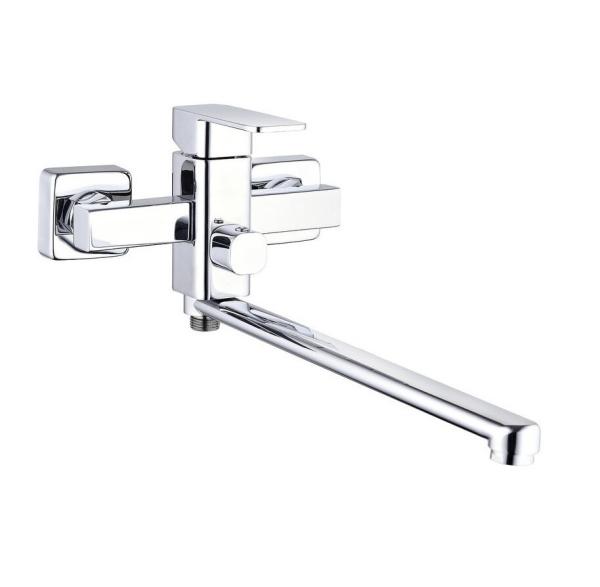 Смеситель для ванной G-lauf NEB7-A123 длинный излив хром