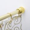 Карниз для ванной 140-260 см, диаметр 22/25 мм Capriccio gold 2265771