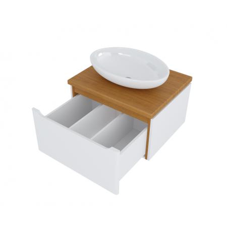 Тумба д/ванной "Виктория-60" дуб светлый под ум.Джой-46/ум.Триумф-56/Ringо-53 