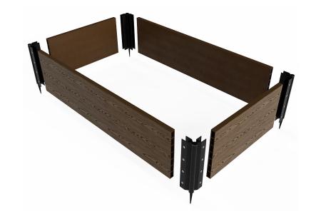 ДПК-09Ч Доска 3D д/грядки (венге) 30*300*2950мм