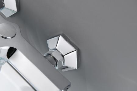 Смеситель для ванной LEMARK монолит. LM3914C PRIZMA