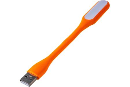 Фонарь-светильник переносной TDL-541 Orange Uniel, прорез. корпус, 6LED, питание от USB-порта, оранж