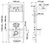 КОМПЛЕКТ Инсталляция +Унитаз bs115-00