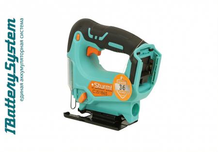Лобзик аккумуляторный STURM CJS1865 18В 1 BatterySystem без ЗУ и АКБ