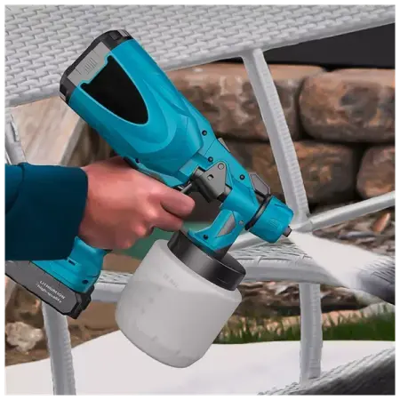 Краскопульт аккумуляторный АКП-20Li (в комплекте 1 АКБ и ЗУ) Ресанта