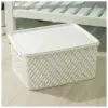 Корзина для хранения "Плетенка" беж. с крышкой 350*290*175 М3557