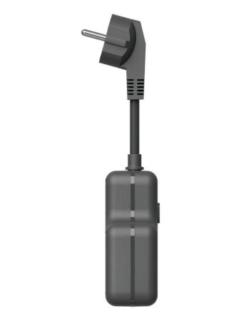 Удлинитель с сетевым фильтром 3х0.3м 10А 2USB+IUSB 2500Вт ПВС 3*1 компакт черн. КОСМОС