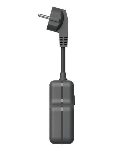 Удлинитель с сетевым фильтром 3х0.3м 10А 2USB+IUSB 2500Вт ПВС 3*1 компакт черн. КОСМОС