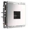 Розетка Ethernet RJ-45 /WL02-RJ-45 (глянцевый никель )