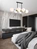 Светильник потолочный Escada 1163/6S E27*40W Black/Honey  brass НОВИНКА-2023
