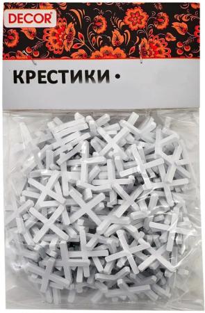 Крестики DECOR для кафеля 6,0 мм, 75 шт (100пак/короб)