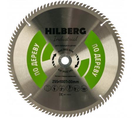 Диск пильный по дереву Hilberg Ø255*30*100 Industrial HW257