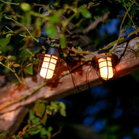 Гирлянда садовая USL-S-121/PT2500 LANTERNS на солнечной батарее "Фонарики". 60 светодиодов.