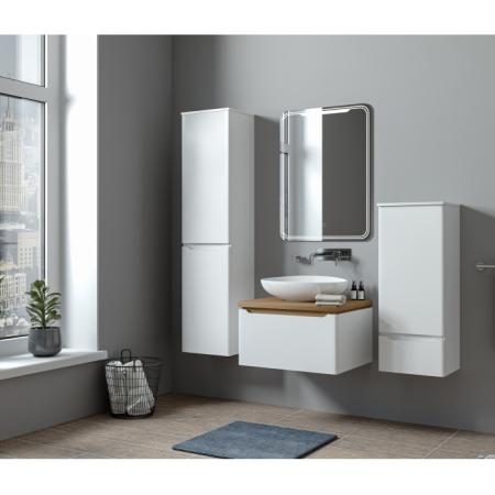 Тумба д/ванной "Виктория-60" дуб светлый под ум.Джой-46/ум.Триумф-56/Ringо-53 