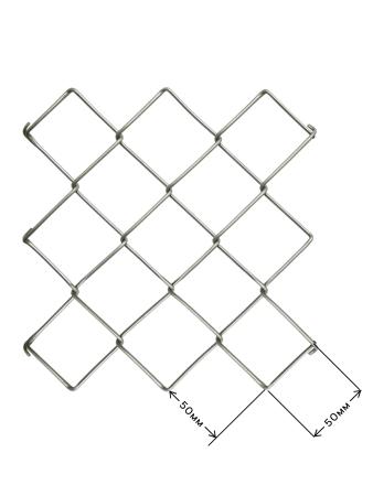 Сетка рабица оцинкованная 50*50 (1,0х10м) 1,6 мм