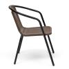 Стул садовый, 53*61*73см, каркас 24*0,8мм, коричневый 7887374