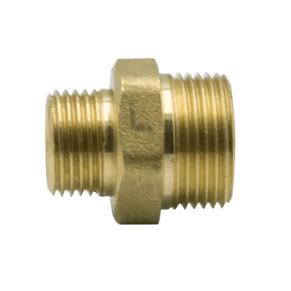Ниппель переходной 3/4'' - 1/2'' нар/нар ЛАТ LEXLINE 20-15 (Украина)
