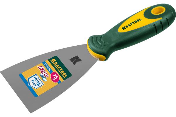 Шпательная лопатка KRAFTOOL 75мм, 2-комп.ручка