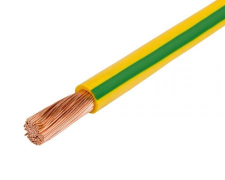 Провод ПВ3 10мм² жёлто-зелёный