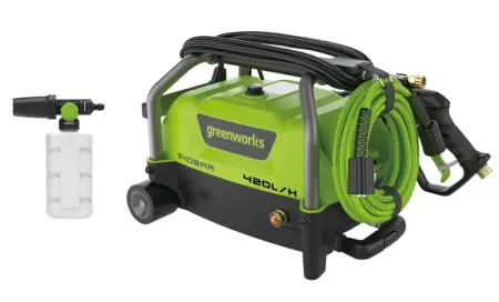 Мойка высокого давления электрическая Greenworks 1900Вт PW3140A1