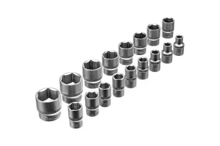 Набор инструментов, 1/2", 3/8", 1/4", пластиковый кейс 172 предм.// Сибртех