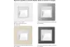 Подсветка встраиваемая LED / WL01-BL-02-LED (белый)