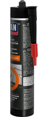 Герметик TYTAN Professional каучуковый, для кровли, чёрный, 310мл