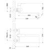 Смеситель для ванной LEMARK LM0651C "AURA" 