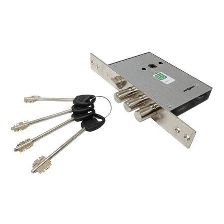 Замок Гардиан 30.11 (4 ключа) врезной, шт
