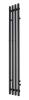 Полотенцесушитель Quartet GR-125 180х1500 black mat R Электро