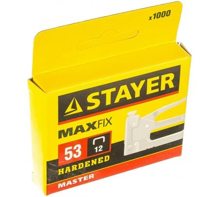 Cкобы STAYER "STANDARD" тип 53, красные 12мм (3159-12_z02)