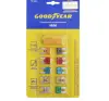 Набор флажковых пластиковых предохранителей Goodyear "мини" 10шт+экстрактор