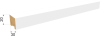 Рейка интерьерная МДФ Милана Белая 20*30*2700 (уп.8шт)