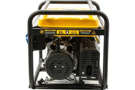 Генератор бензиновый GE-8900, 8,5 кВт, 220В/50Гц, 25 л, ручной старт// Denzel