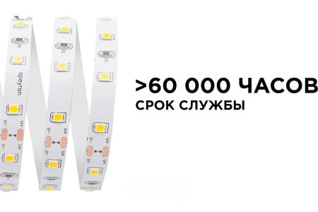 Лента светодиодная 14,4W/m 24V SMD5050 открытая IP20 Холодный белый (бухта 5м)