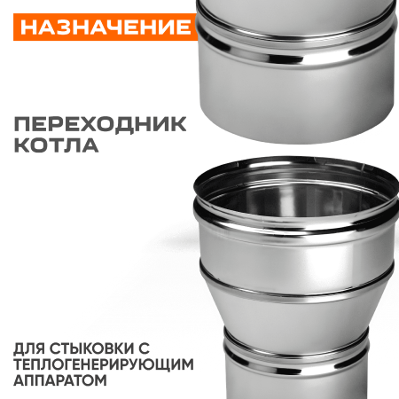 Переходник ( 430/ 0,5) ф115П-130М