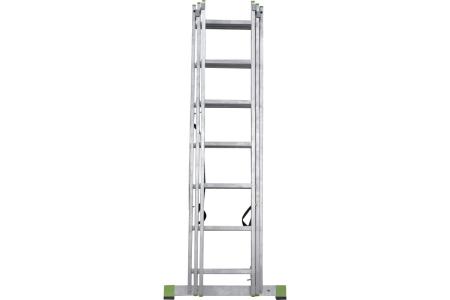 Лестница алюминиевая 3-секционная Новая Высота NV 2230 3x7 перекладин