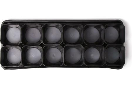 Набор для рассады: стакан 300мл 12шт., поддон 45*18см, МИКС Greengo